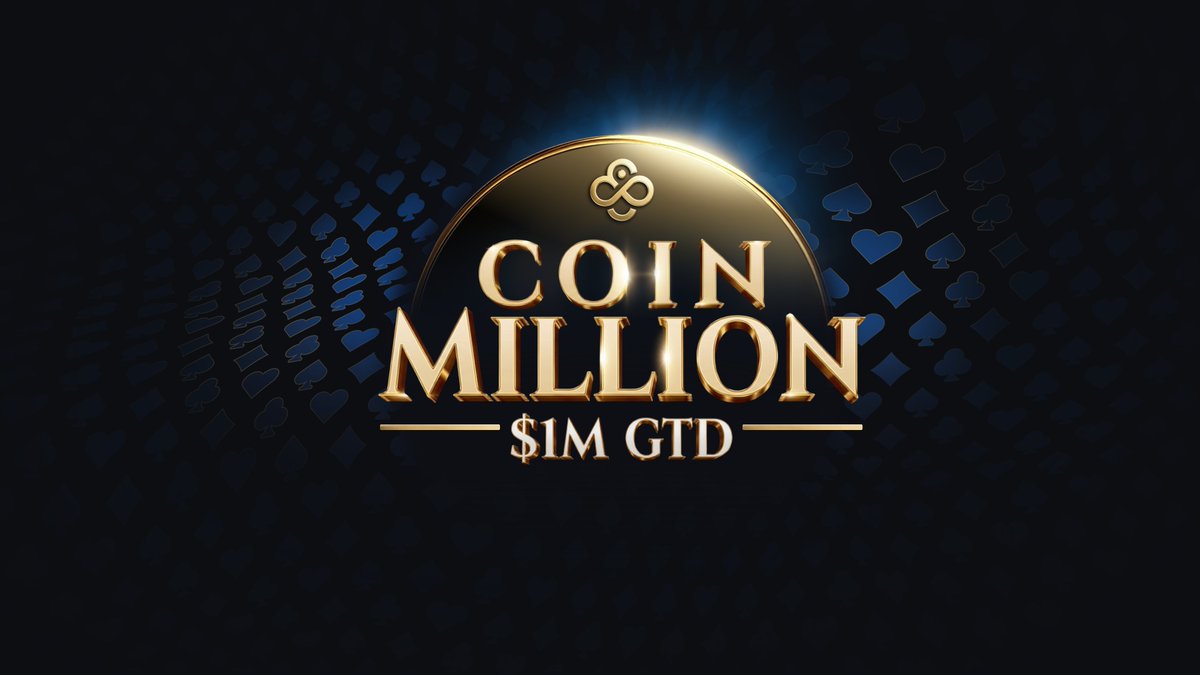 CoinPoker_OFF's tweet photo. CoinMillion Ticket Giveaway: Grand Finale!

We've reached all the milestones this week, so we've unlocked our biggest giveaway yet!

Today we're giving away:
10x $215 CoinMillion tickets for this Sunday, July 12th!

How to enter:
• Tag a friend
• Tell us why you and your friend should each receive a CoinMillion ticket, and include both of your CoinPoker screen names in your comment.

We'll choose 5 winning pairs, with both you and your tagged friend receiving a ticket to this Sunday's $215 CoinMillion.

Entries close in 24 hours. Good luck!