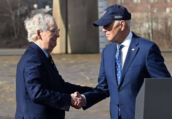 RDog861's tweet photo. If you were vocal over Biden's mental health and silent over McConnell's health you are a hypocrite. https://t.co/8CHmKplluE