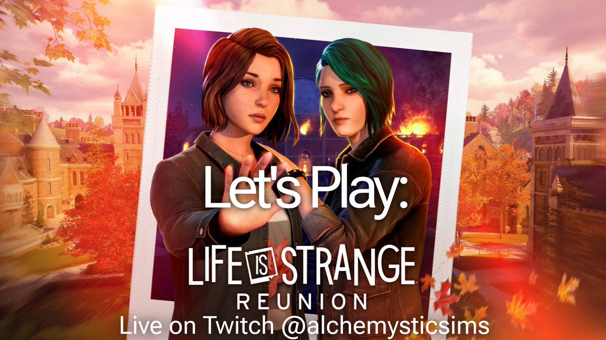 AlchemysticSims's tweet photo. Come hang with me as I bring the #PriceField love arc to their final game!! Live now on Twitch @alchemysticsims 🦋🌪🌀
#BaeOverBay #LifeIsStrangeReunion #MaxCaulfield #ChloePrice @LifeIsStrange @SquareEnix #LifeIsStrange https://t.co/IingdBSY1W