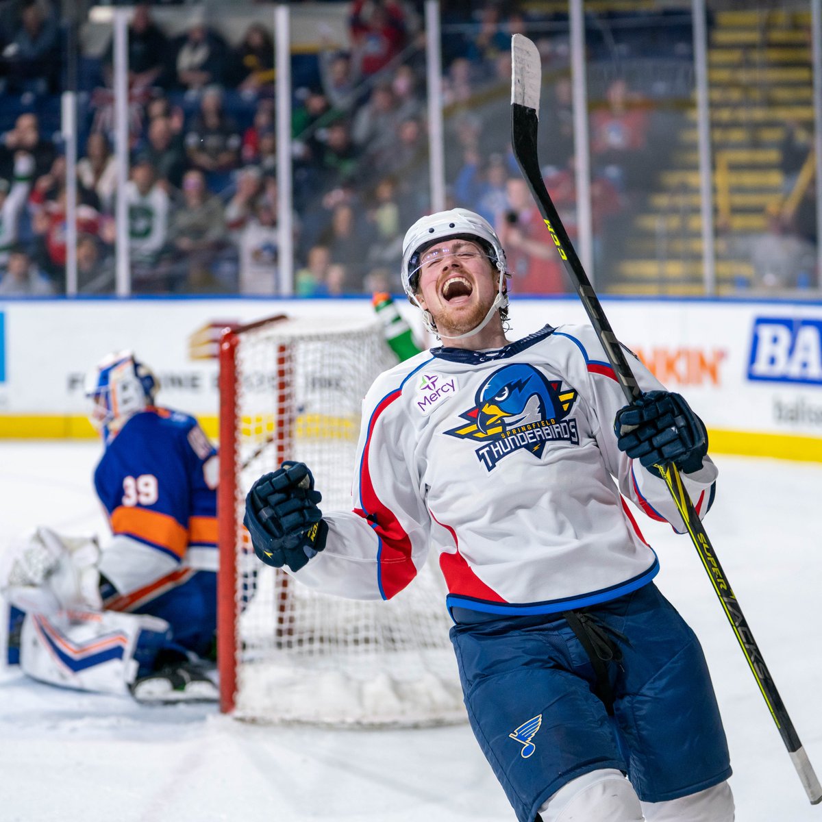 ThunderbirdsAHL's tweet photo. Hugh, thank you for everything these past 5 seasons. 

You truly embodied what it meant to be a Thunderbird. Playing in 323 games, setting the record for games played here in Springfield as a T-Bird.

We're wishing you nothing but the best in Wilkes-Barre/Scranton!

and one more.... CHA-CHING MCGING 💲