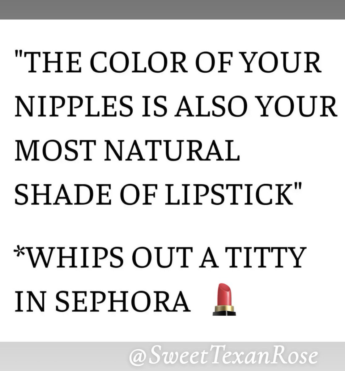 SweetTexanRose's tweet photo. Mind your business. I’m just color matching. https://t.co/LPjJm3qyXJ