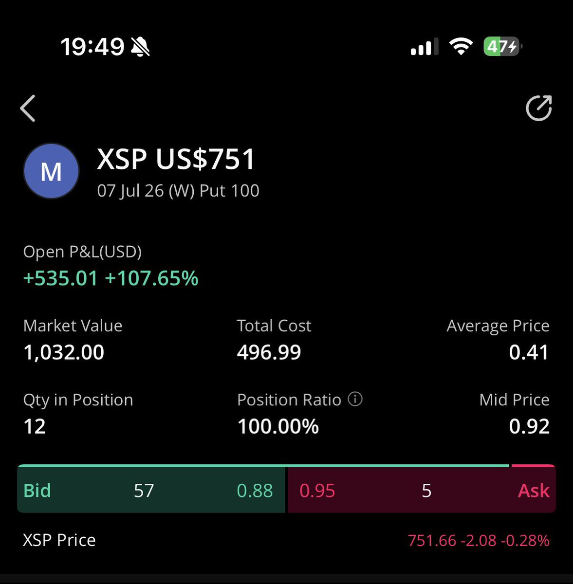 HendrixGotGame's tweet photo. The last play that doubled my entry 😮‍💨 wish everyone could do this #TraderLife https://t.co/J95BLaLrFF