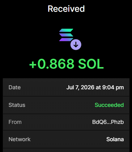 BULLUnstoppable's tweet photo. Purchase of  8.68 MILLION $BULLSEM completed for 0.868 $SOL

1 $SOL = 10,000,000 $BULLSEM
10 $SOL = 100,000,000  $BULLSEM

Send SOL to: 8bcGkKYuzRkwyoJcTYyBU97fJxPUPEZ3uwNvG4CcVGZx

Min 0.2 SOL

Retweet &amp; Drop Sol Address for $100 Airdrops https://t.co/P8IWGw4oA2