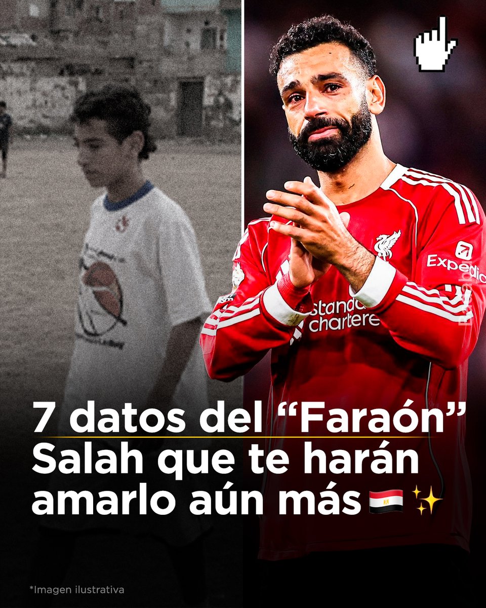 BadabunOficial's tweet photo. 👉👉 Antes de ser leyenda, fue un niño de un pueblito egipcio que viajaba 5 horas diarias en camión para poder entrenar. Hoy el mundo lo despide del Mundial, pero su historia apenas te va a enamorar. Estos son 7 datos del 'Faraón' Salah que te harán amarlo aún más. 🇪🇬✨

1. El niño que no se rindió 🚌 Creció en Nagrig, un pueblito agrícola del delta del Nilo. De adolescente tomaba hasta 5 microbuses y viajaba entre 4 y 5 horas DIARIAS para llegar a entrenar a El Cairo… y otras tantas de regreso. Lo hizo durante años. Sin quejarse.

2. Fiel a su primer amor 💛 Su esposa, Magi, es de su mismo pueblo y se conocen desde niños. Se casaron en 2013, antes de la fama y los millones. En un futbol lleno de escándalos, Salah es la excepción: cero polémicas, pura familia. Tienen dos hijas, Makka y Kayan.

3. Nunca olvidó de dónde viene 🏥 Ha donado a Nagrig una planta de agua potable, apoyo para el hospital, una escuela y ayuda constante a las familias más necesitadas de su pueblo. Dicen sus vecinos que nadie que le pide ayuda se va con las manos vacías.

4. Perdonó al ladrón que robó a su familia 🙏 Cuando un hombre robó en casa de su familia, su papá quería levantar cargos. Salah lo convenció de no hacerlo, le dio dinero al ladrón y lo ayudó a buscar trabajo para que cambiara de vida. Así de grande es su corazón.

5. El "efecto Salah" en Inglaterra ☪️ Un estudio de la Universidad de Stanford encontró que tras su llegada al Liverpool, los crímenes de odio en la ciudad bajaron cerca de un 19% y los comentarios islamófobos entre aficionados se redujeron a la mitad. Un jugador cambió la mentalidad de toda una ciudad.

6. El mejor egipcio de la historia 👑 Máximo goleador histórico de la selección de Egipto, múltiple Bota de Oro de la Premier League, campeón de la Champions y de la Premier con el Liverpool. En África y en Anfield ya es eterno.

7. La humildad de un faraón 🕌 A pesar de la fama, sigue visitando su pueblo, reza en la mezquita local y saluda a todos como uno más. Cada gol lo celebra igual: de rodillas, con la frente en el pasto, dando gracias.

Se fue del Mundial con la frente en alto, peleando hasta el último minuto contra el campeón del mundo. Los trofeos se ganan en la cancha, pero las leyendas se hacen con el corazón. Gracias por tanto, Mo. 💔⚽