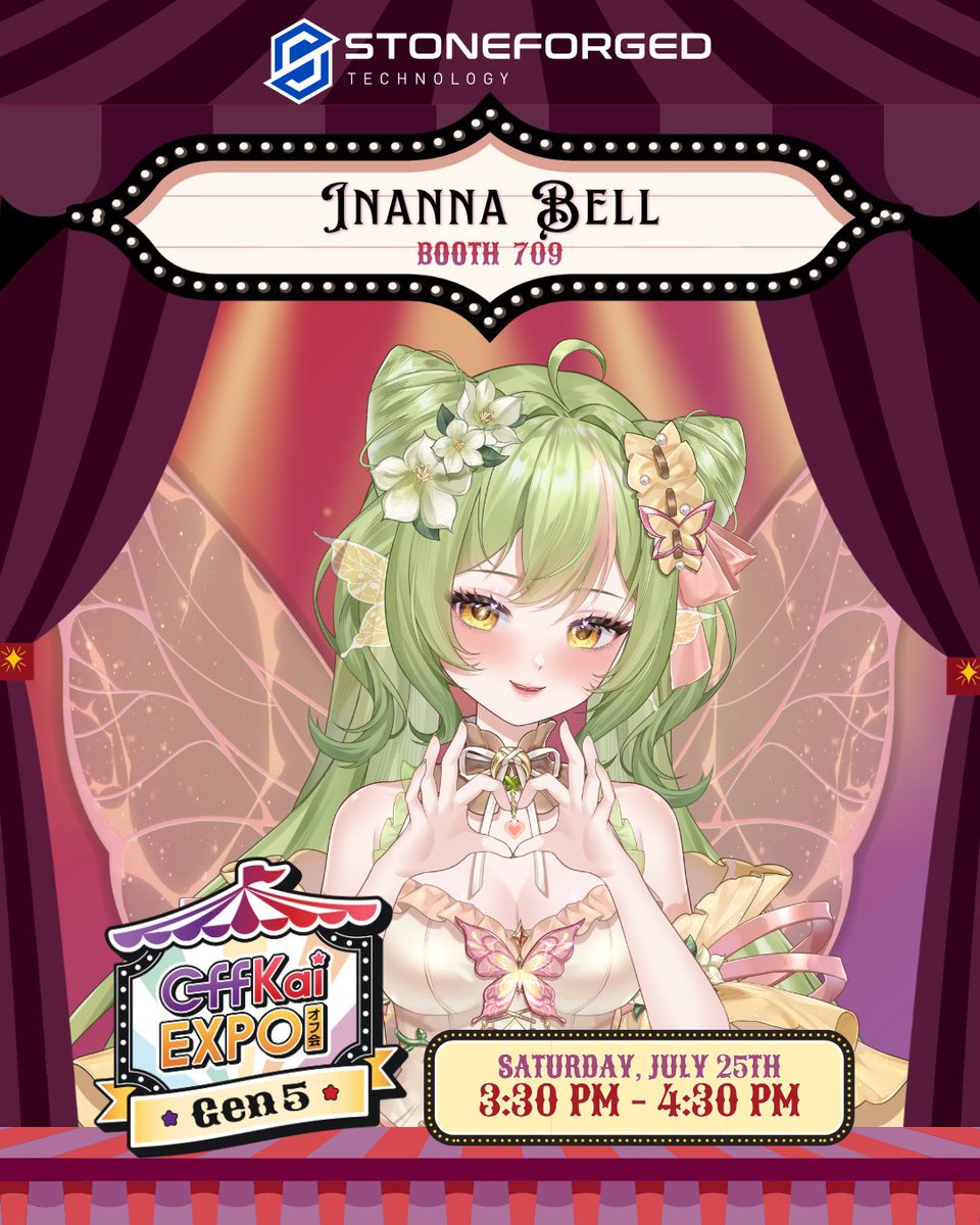 InannaBellVT's tweet photo. Ina is super duper excited to see Offkai  >u< please come visit the fairy for a little pinch of happiness!

thank you Stoneforged for having me!!! https://t.co/ULLVMqREDL