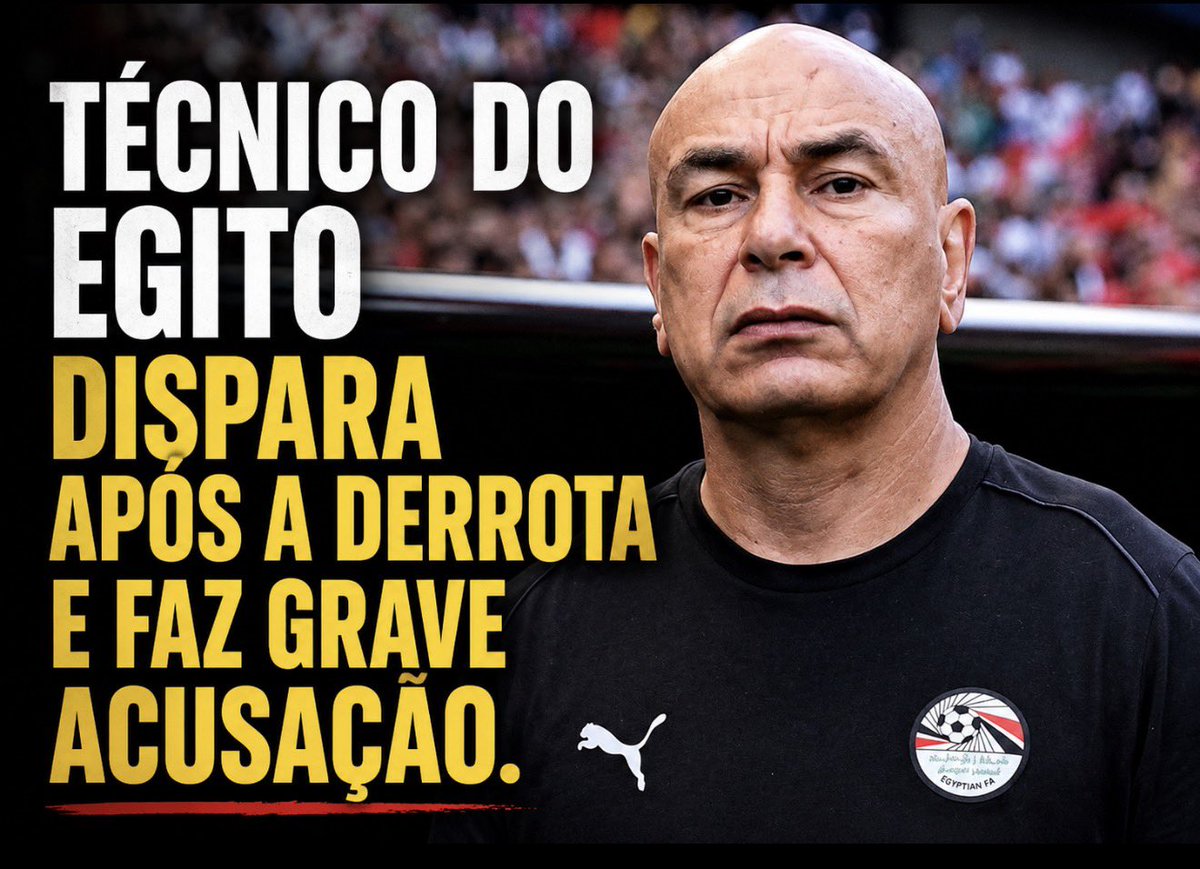 roberta_bastoss's tweet photo. Técnico do Egito dispara após a derrota e faz grave acusação.

Após o apito final, o técnico do Egito, Hossam Hassan, não poupou críticas e levantou suspeitas sobre a partida.

“Vou dizer o que penso, independentemente das consequências. Esta foi claramente uma partida manipulada, e o mundo inteiro viu isso.”

Em seguida, fez uma declaração ainda mais contundente:

“E quero dizer mais uma coisa: se eles querem tanto que a Argentina vença, por que chamam todos os outros para participar?”

As declarações repercutiram imediatamente e prometem alimentar o debate sobre a arbitragem e a condução do confronto.