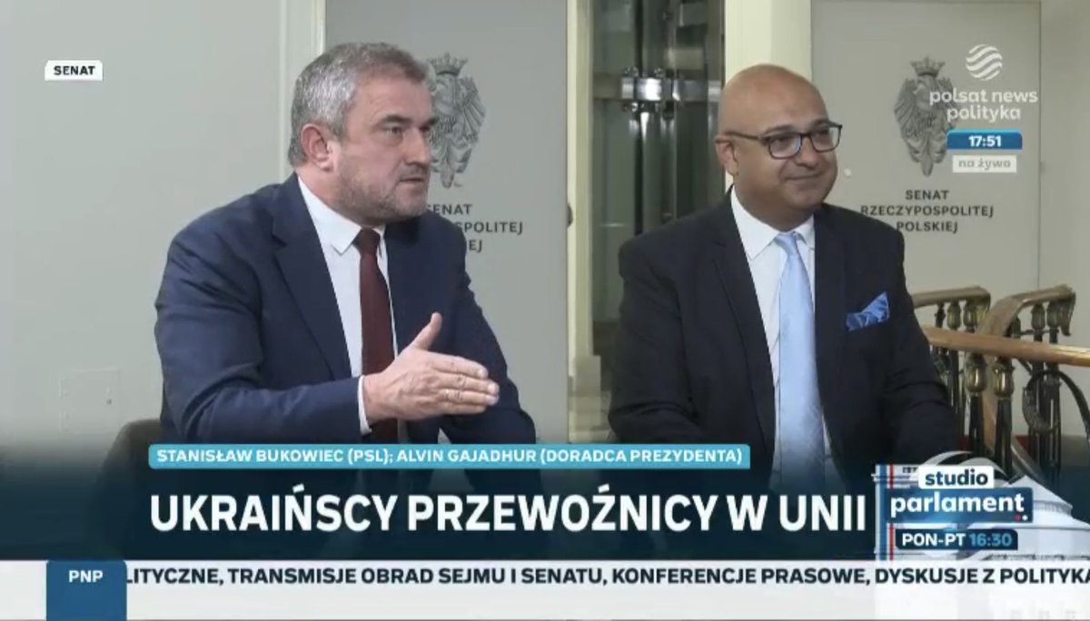 AlvinGajadhur's tweet photo. W programie #StudioParlament w @polsat_news_pol u Redaktora @W_Dabrowski. Gorąca dyskusja z Wiceministrem @MI_GOV_PL @Stan_Bukowiec. https://t.co/Gsj8lOtC1z