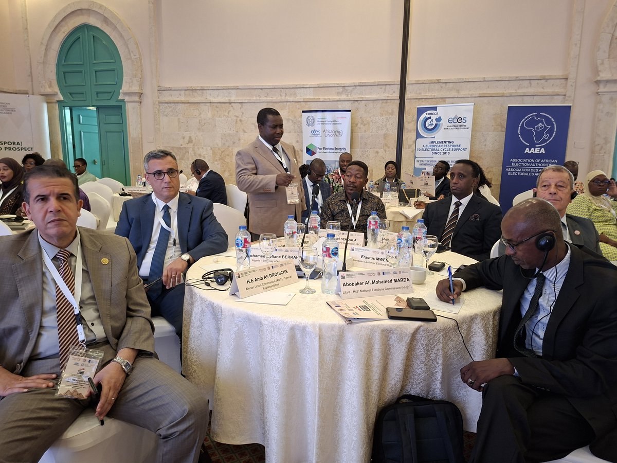 AUC_PAPS's tweet photo. 🌍 SESSION FOUR | Developing Responsive Out-of-Country Voting Practices: Emerging Issues and the Way Forward

The final thematic session of the 🔟th Annual Continental Forum of #EMBs synthesized the key findings from the previous sessions and advanced practical, solutions-oriented recommendations to strengthen out-of-country voting (#OCV) across Africa.

Facilitated by Ms. Karine Kakasi Siaba, Head, Democracy and Elections Unit, @AUC_PAPS, and Mr. Taona Ernest Mwanyisa, Chairperson of the AU Panel on Democracy, Elections and Governance, the session featured contributions from all panelists, expert discussants and participants through an open-floor discussion, enabling a comprehensive exchange of experiences and practical solutions to inform the Forum's final recommendations.

Participants agreed that the central question is no longer whether to implement OCV, but how to make it transparent, inclusive, financially sustainable and resilient to disinformation. Deliberations also reaffirmed that OCV is expanding across Africa and that countries should adopt context-specific approaches while strengthening transparency, institutional trust and electoral integrity.

#EMBForum2026 
#DiasporaVoting 
#ElectionManagement 
#ElectoralIntegrity