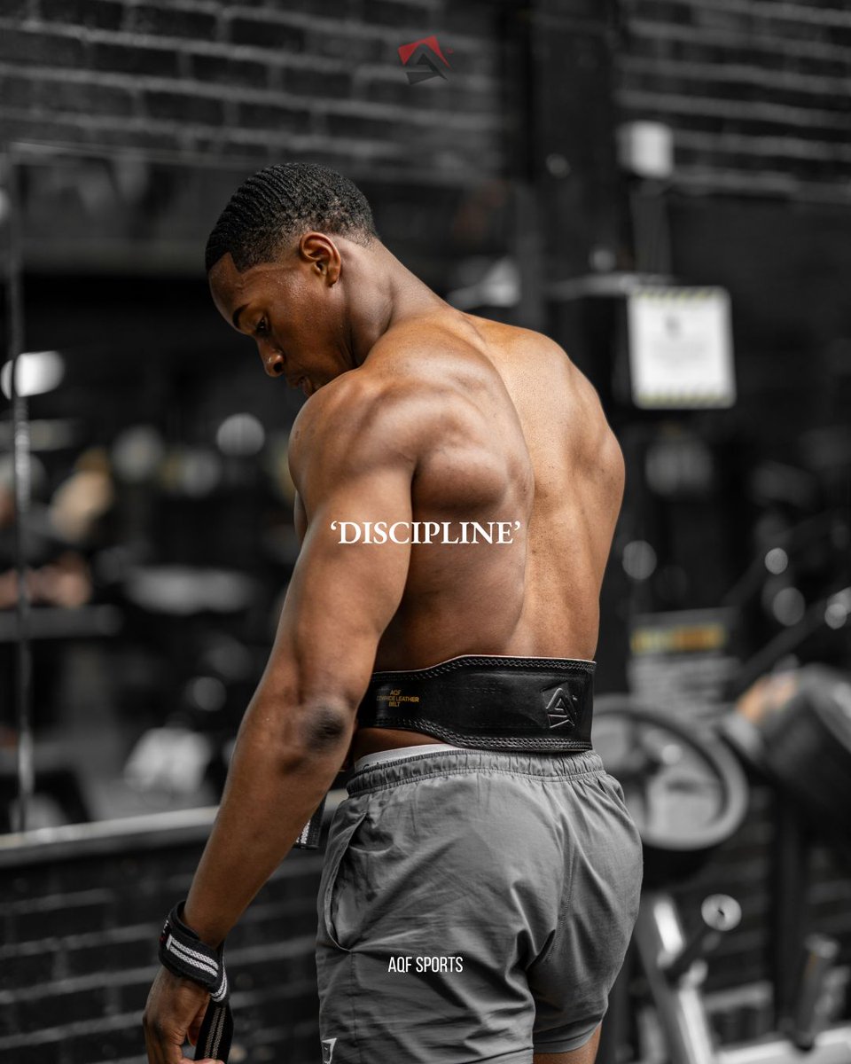 AQFSports's tweet photo. Embrace the discipline as that's where you'll find success

#discipline #motivation #gymmotivation #aqfsports https://t.co/sHFEyxMGUl