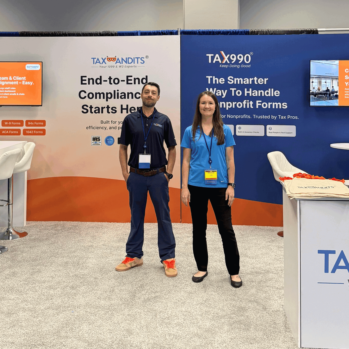 taxbandits's tweet photo. 📍 Enjoying the IRS Nationwide Tax Forum (Chicago)? So are we!

It's been great connecting with everyone so far — and we'd love to see you too. Make sure to stop by booth #101!

#IRSNationwideTaxForum #Conference #MeetUsThere #TaxProfessionals https://t.co/1cOQ6ImNh1