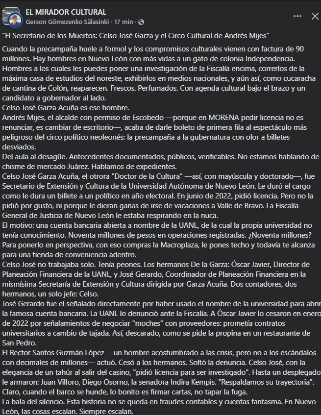 syzavel01's tweet photo. Inadmisible @A_MontielR @PartidoMorenaMx que estas sabandijas formen parte de la agenda política y cultural del proyecto de @andresmijesmx 
Nuevo León no se merece esto y TENEMOS MEMORIA👇🏽 https://t.co/Ol2DGSeMlg
