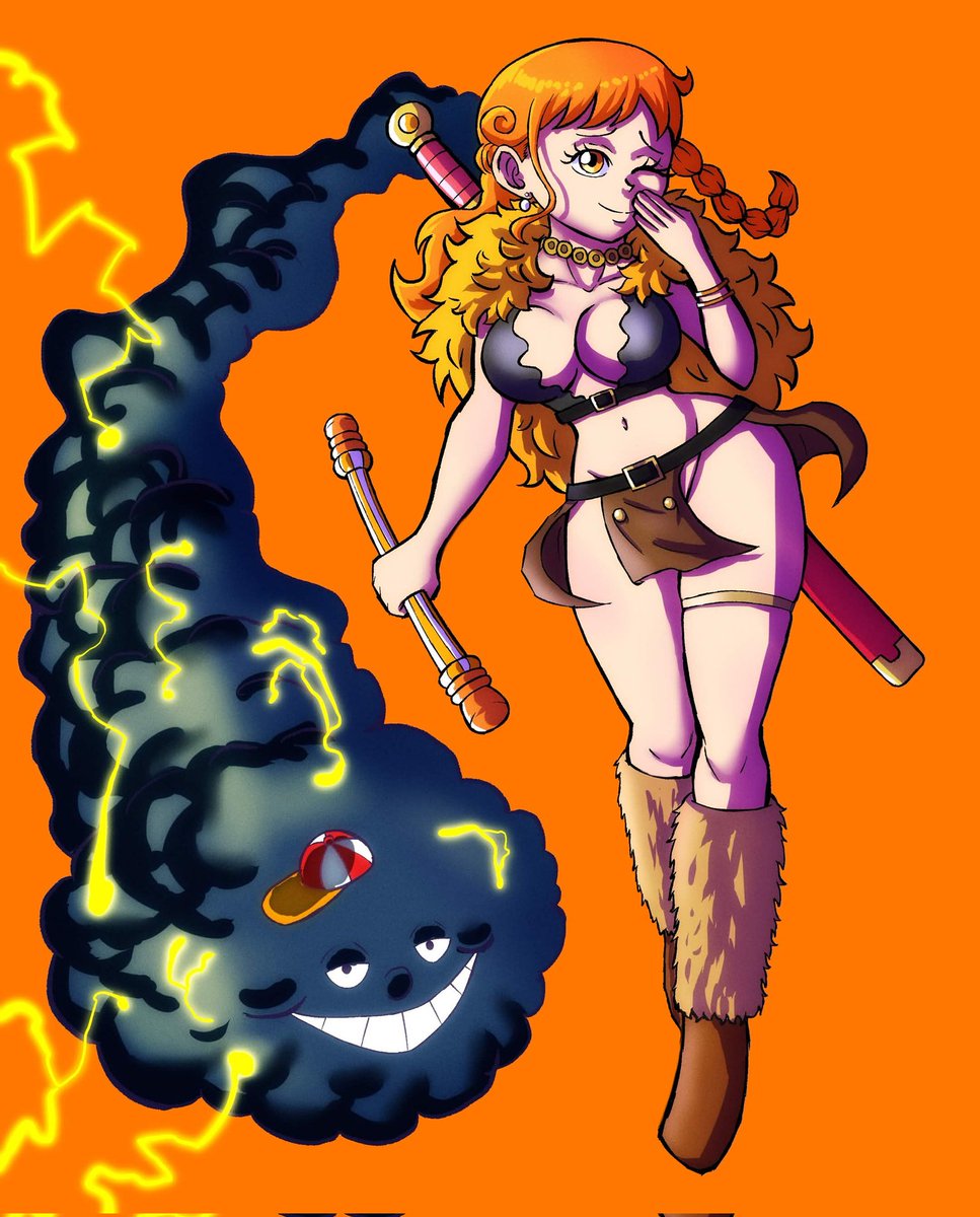 Seyjin_art's tweet photo. Nami and Zeus https://t.co/FyrLD0MsQE