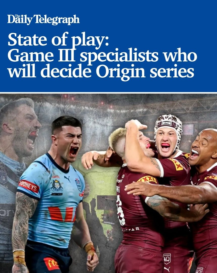 dailytelegraph's tweet photo. They’ve been there, done that. These superstars have created the biggest game three Origin moments, and can do it again on Wednesday night. Why these eight players will decide the series 🏉 https://t.co/4x4FTQiDBW

Get the news first with The Daily Telegraph app: https://t.co/It3JLBNjhC