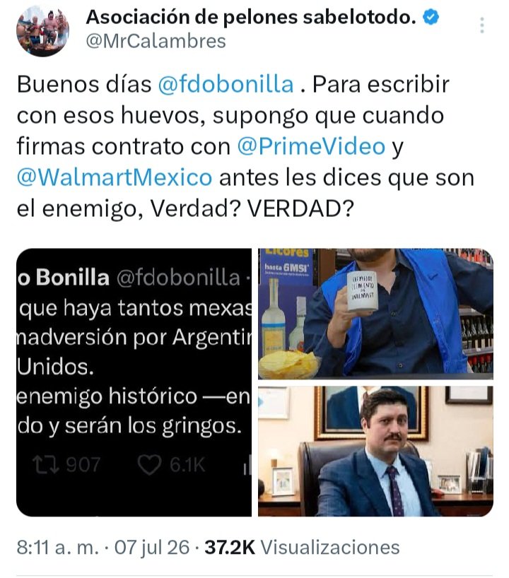 Elegido123_'s tweet photo. El actor Fernando Bonilla que sale en la serie «La Oficina» andaba como típico chairo repitiendo sin pensar lo que escucha de sus ídolos políticos, hasta que La Razita le puso los pies en la tierra y terminó bajándose los calzones. https://t.co/tzAVdjVYx2