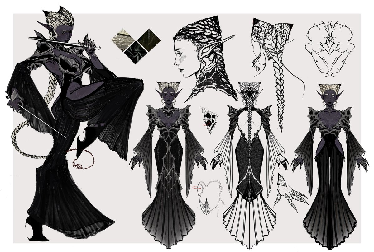 Westlywheatlya2's tweet photo. Drow design comm https://t.co/GKhRr4JHmc