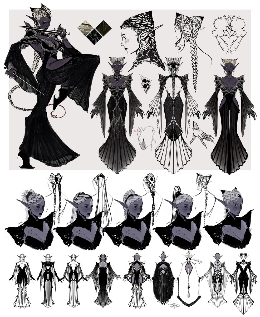 Westlywheatlya2's tweet photo. Drow design comm https://t.co/GKhRr4JHmc