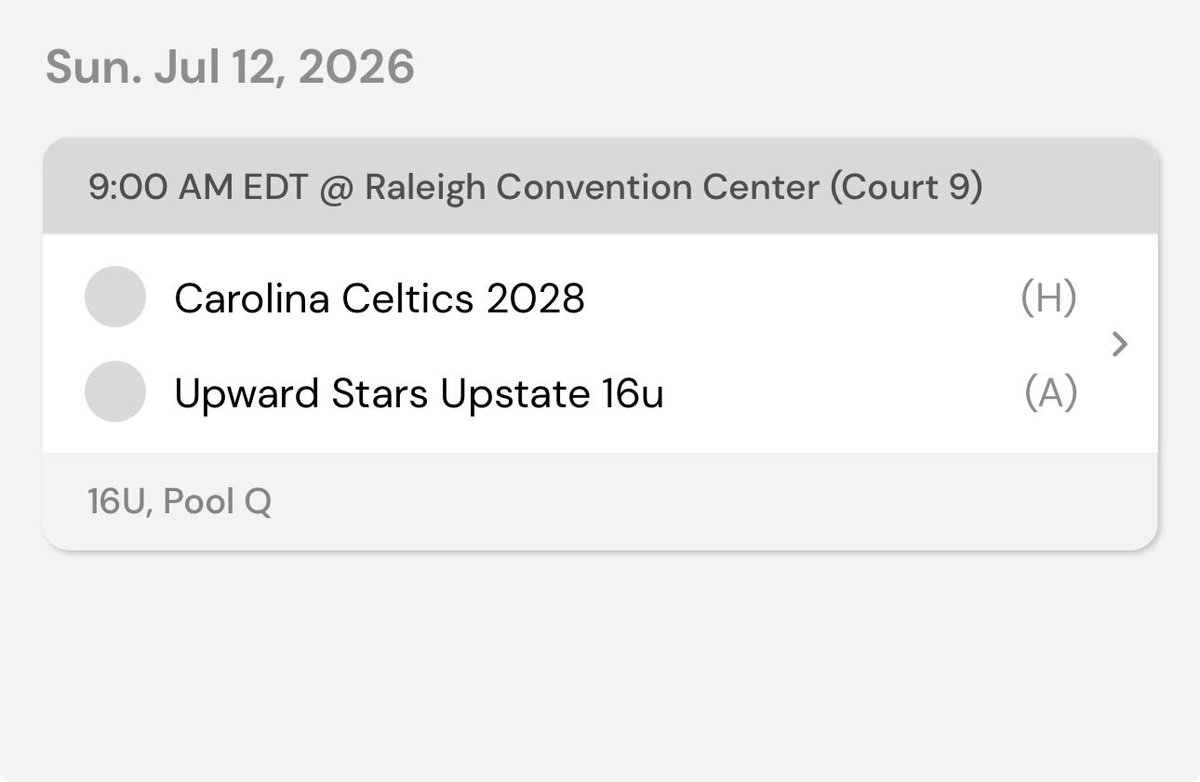 StCaden72568's tweet photo. Phenom live period schedule in Raleigh this weekend! @Starsupstatembb https://t.co/iVujpq7CD4