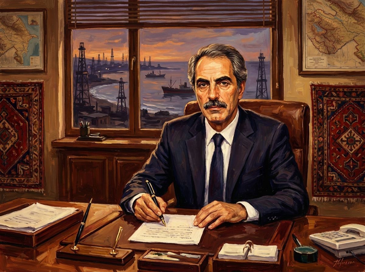 QINTELPRO_'s tweet photo. In 1993 British Petroleum and Amoco helped overthrow Azerbaijan’s elected president, Abulfaz Elchibey. He had won the country’s first free elections the year before.

He was replaced by Heydar Aliyev, a former KGB chief and longtime Communist Party boss. One of Aliyev’s first major acts was signing a $5 billion oil deal with BP.

Five years later Tony Blair hosted Aliyev in London to secure another $13 billion in contracts. BP maintained close ties to British intelligence and employed several former MI6 officers during this period.

In 2003 Aliyev’s son Ilham seized power after a rigged election and has ruled as dictator ever since.

When Western governments speak of democracy promotion and human rights, Azerbaijan stands as a clear example of what actually drives their policy. An elected leader was removed. A KGB veteran was installed. Oil contracts followed. The resulting dictatorship continues without serious Western pressure.