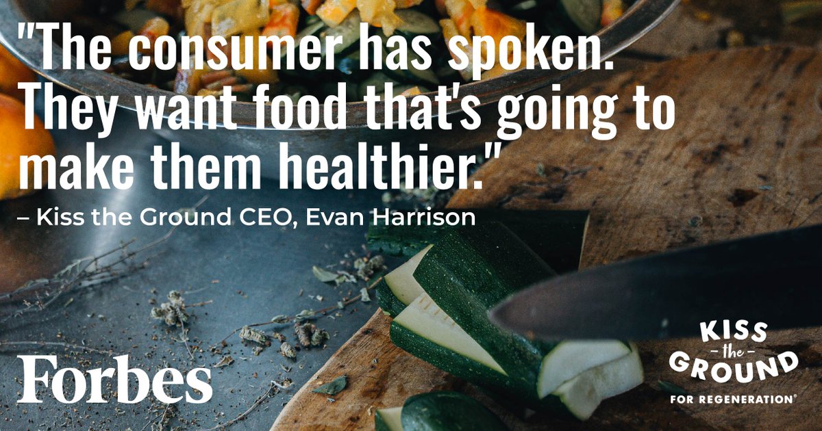 kissthegroundCA's tweet photo. The consumer has spoken." 🗣

People want food that supports their health—and our latest research backs it up.

See the full report: https://t.co/ouvMa1YSCw

#kisstheground #regenerativeagriculture #nutrition https://t.co/VTOrNwK3od