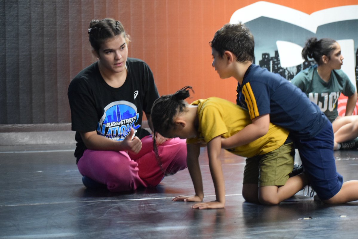 BeattheStreets's tweet photo. 📸 Day 2 of #BeatTheStreets K-8 Top of the Podium Camp!

Our student-athletes are sharpening their skills and learning every session. From technique drills to live #wrestling, each session is an opportunity to build confidence and deepen their love for the sport. #NYC https://t.co/lo9JjDUoU5