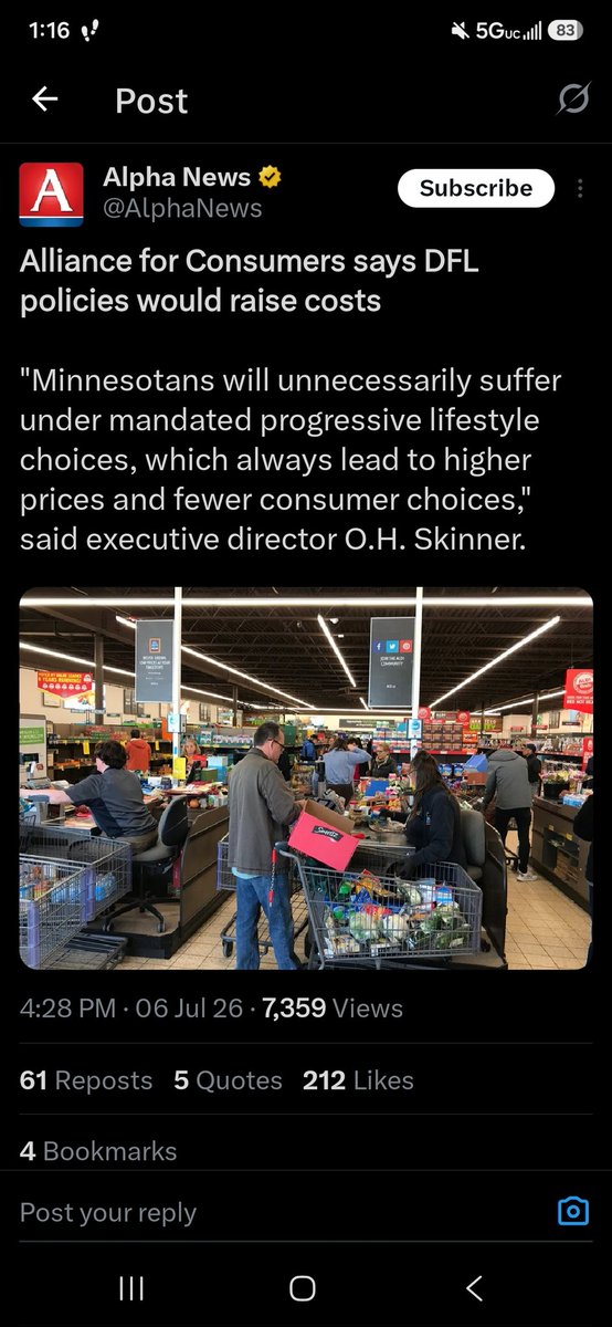 throwthet's tweet photo. @amyklobuchar Nobody can afford democrat policies, trump worked with Walmart to reduce costs by 15%, other retailers will follow as gas prices keep going down. But you only speak about gas prices when it benefits you, Mrs. Misinformation. https://t.co/wTaq1sHllr