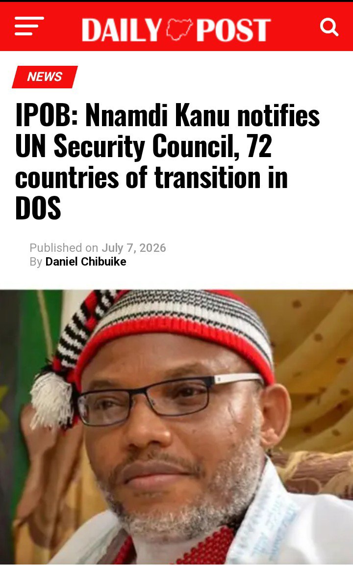 Unclechike1's tweet photo. FAREWELL TO THE OUTGOING DOS:

Mazi Nnamdi Kanu has duly notified the International community about IPOB's transition from the leadership of its Ex officials of its Directorate Of State, to a new set of   officials. 

Impersonation will come with legal ramifications. https://t.co/T54YXuLVBb