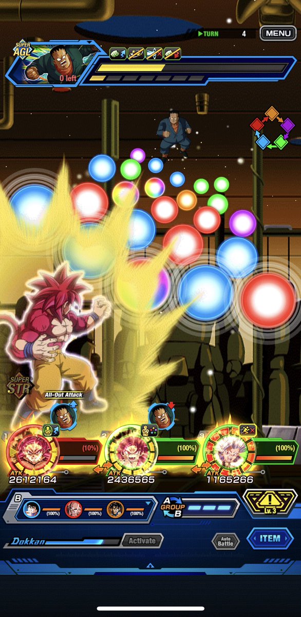 NaThon5694's tweet photo. @GodlyPants756 @FuryFrosty @Gl_mtz07 @Saiyanstar1 @MrDeez1004 Like I said, it takes a full blown retard to lose this fight. LR Daima goku is only 55% no level 10 links bc I JUST got him from the tanabata banner. Mini is 55%, and beast is at 69%. Just don’t be a retard. https://t.co/ryahiiK5Zq