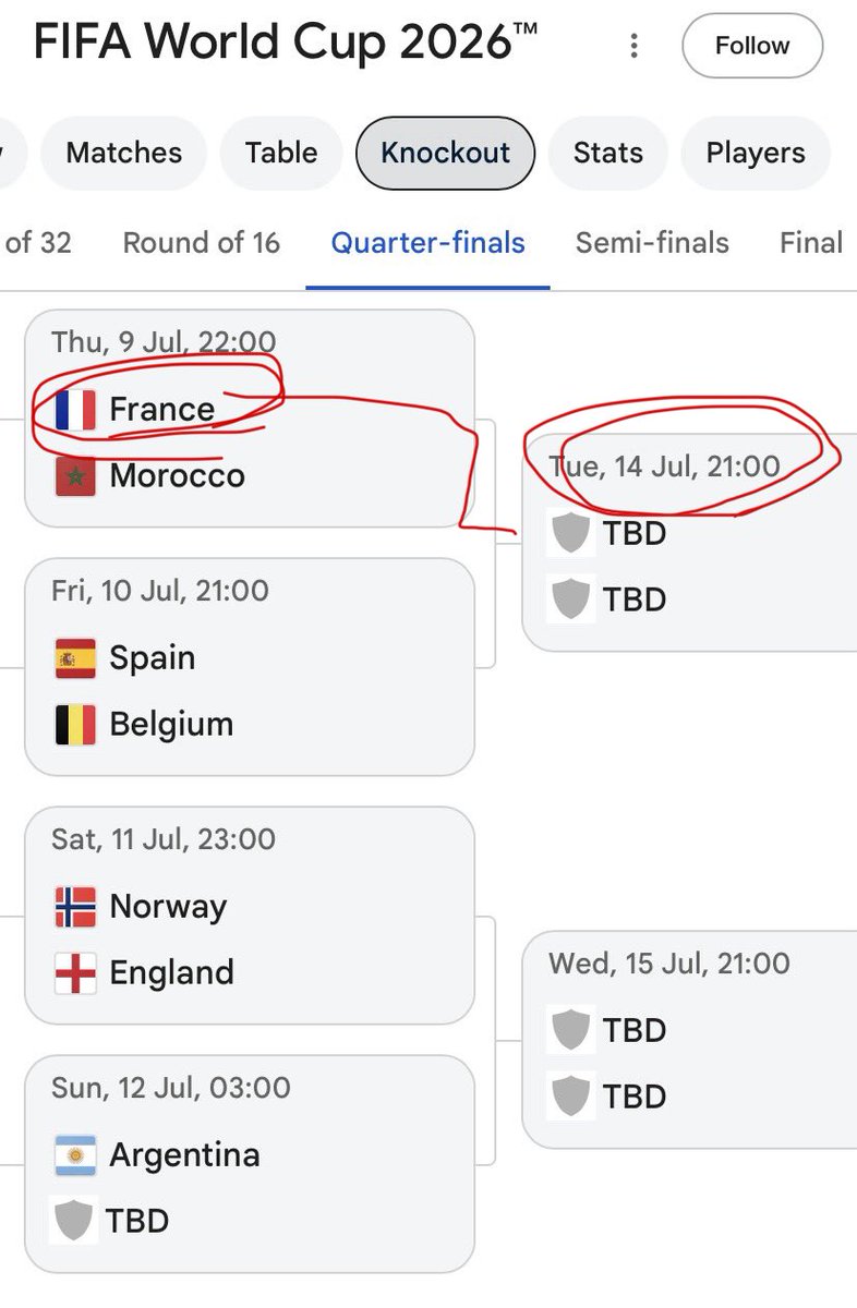 フランス在住の良い子たち 🇫🇷が明後日モロッコに勝ったら、次の