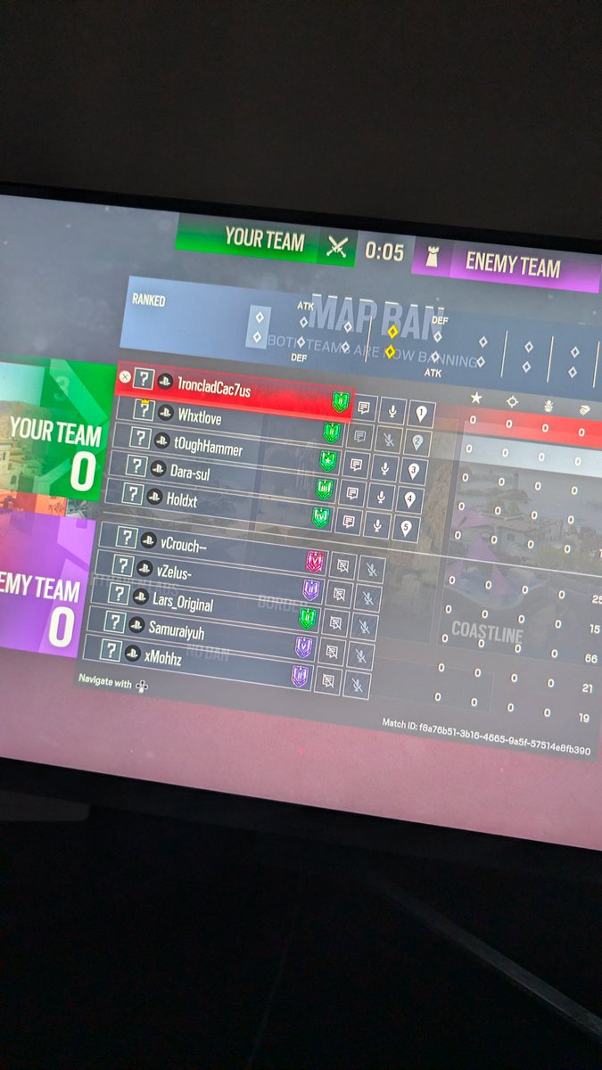 Whxtlove's tweet photo. @Rainbow6Game How about we sort out matchmaking lmao 4 ximming players vs all legit players aswell shit company https://t.co/GLu99tZMNo