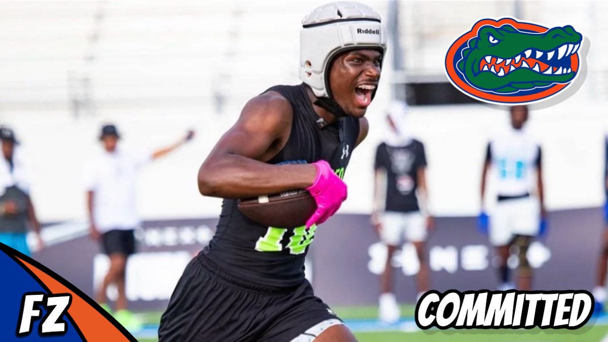 Florida_Zone's tweet photo. 2027 4⭐️DB Raheem Floyd has committed to the Florida Gators.
#2THEGA7ORS #GMFG https://t.co/Y6zC2qNdCL
