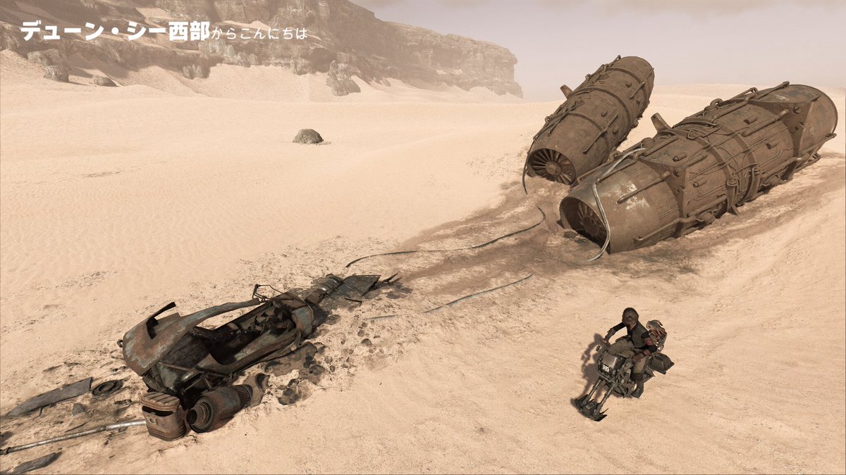 nemo_Ape's tweet photo. #StarWarsOutlaws #SWO #スターウォーズ無法者たち #sw
タトゥイーンには太陽2つに、月が３つある

ずっとタトゥーインやと思ってた、タトゥイーンやねんな…

アナキンの生家探してるけど見つからん

アナキンのっぽいポッドマシン？なら見つけた……まぁちゃうねんけど https://t.co/qeNQOW77DF