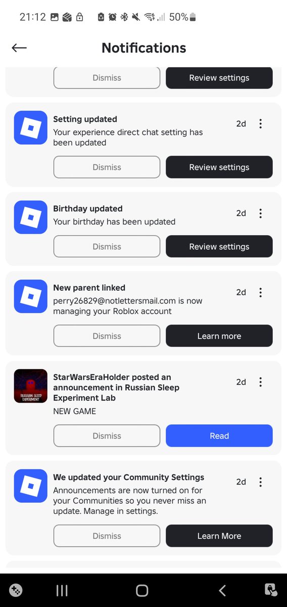 alloyd141's tweet photo. @Roblox my sons account got hacked and they changed his dob and added a parent account I have managed to get back in but your support chat was useless to start off with https://t.co/6a1curm8Wl
