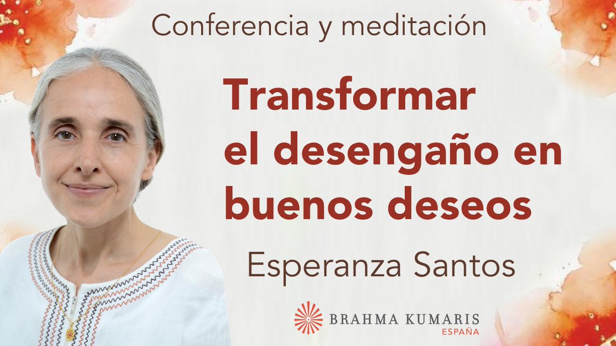 BK_Spain's tweet photo. Meditaciones con conferencia desde YouTube Brahma Kumaris España
8 de julio
8:00h https://t.co/slq9zXMeDs
16:00h “La unión entre conocimiento y yoga”
José A. Cruz
https://t.co/fq7JzDXqFJ
19:00h “Transformar el desengaño en buenos deseos”
Esperanza Santos
https://t.co/fTaRY4TwYN https://t.co/LUl1HHqEWi