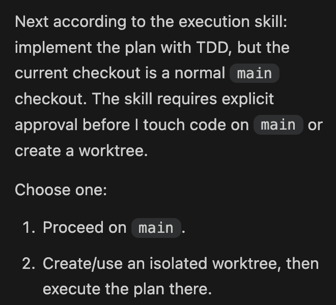 hkaskavalci's tweet photo. Gotta be careful when prompting AI. It asked me to choose a path, I picked the safer one, but didn’t restate the prompt. 27 mins and 200k tokens later, it accidentally executed a completely different pending task.

Low-priority tech debt fixed at @HelloMinifil! 😅 https://t.co/3bVCu7PLuU