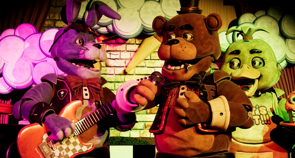 EXG1983's tweet photo. More accuracy stuff with my models because I'm bored. Also made a lil alt of Freddy and Bonnie with more of their classic look.
-
#FNAF #blender3d https://t.co/2aGICTwwOM