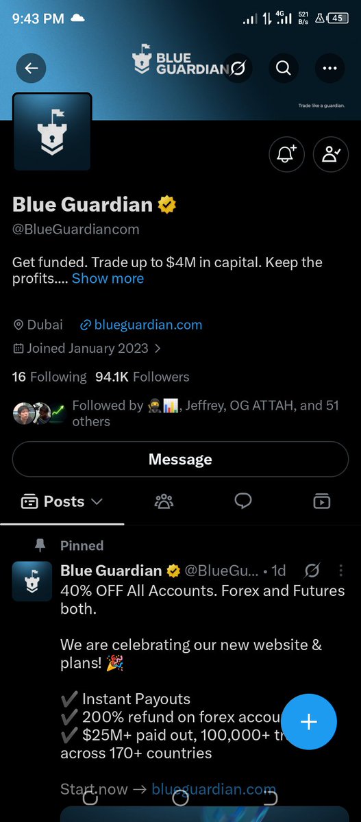 Divineeogah's tweet photo. @GeoffreyNwankpa @BlueGuardiancom @GuardianFutures I plan to trade the $10,000 account conservatively by risking 0.5% per trade only taking high-probability setups that align with my strategy protecting capital first and overcoming the urge to overtrade as it's one of the reasons prop traders blow account @UmehFX @ahmadmarzuk54 https://t.co/vEYAKbrkQU