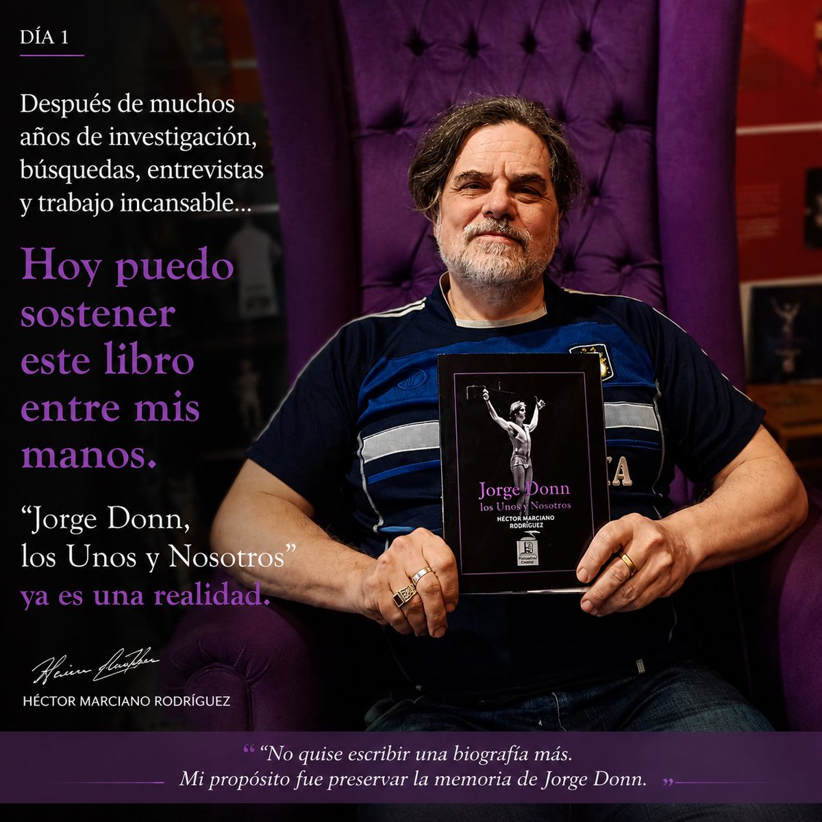 hor1966's tweet photo. Después de años de investigación, archivos, entrevistas y viajes, hoy puedo decir que Jorge Donn, los Unos y Nosotros ya es una realidad.

Más que una biografía, es un libro para preservar la memoria de Jorge Donn y su legado.

Gracias a quienes me acompañaron en este camino. https://t.co/j3zxTShyW1