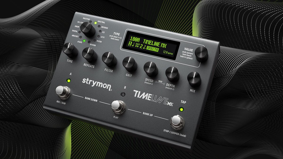 synthanatomy's tweet photo. Strymon TimeLine MX: next generation of the popular stereo multi-delay pedal https://t.co/gXbbPilosT
#strymontimelinemx #strymon #delaypedal #sounddesign #musicproducer #musicproduction #guitar #synthesizer #synthanatomy https://t.co/sOq8ItNi6b