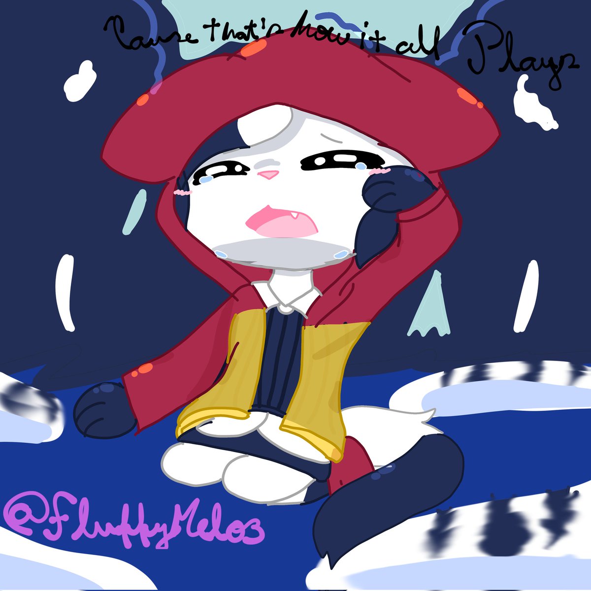 Fluffymelo3's tweet photo. 'Cause that's how it all plays...
Droplet fanart #1
credits: @YonKaGor and @Troparti 
#yonkagorfanart https://t.co/gUvpyWZRAI