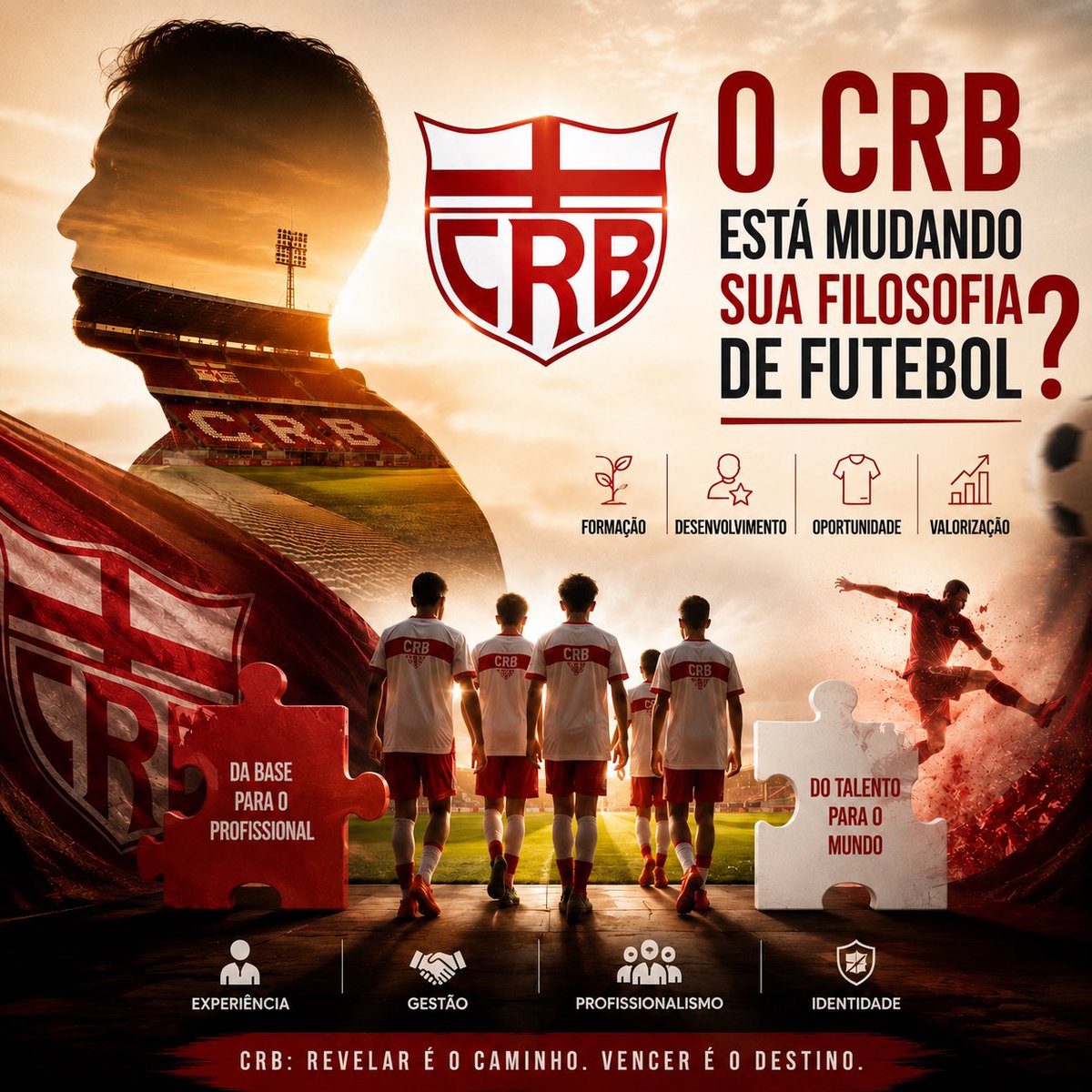 HugoMarroquim's tweet photo. O CRB está mudando sua filosofia de futebol?

Na minha visão, o @CRBoficial não está apenas mudando nomes. Está mudando sua filosofia de futebol.

A contratação de Fábio Matias, a chegada de PC Gusmão como Executivo de Futebol, a inclusão de Gum como coordenador técnico e a efetivação de Felipe Lucena na comissão permanente parecem fazer parte de um mesmo projeto.

Fábio Matias talvez ainda não tenha uma trajetória consolidada como treinador na Série B, mas construiu sua reputação na formação de atletas. Seu trabalho nas categorias de base, especialmente no Flamengo, mostrou sua capacidade de desenvolver jovens e prepará-los para o futebol profissional.

Felipe Lucena permaneceu no clube mesmo após a saída de Barroca, o que demonstra o reconhecimento do trabalho realizado. Foi um dos profissionais envolvidos no desenvolvimento de Wallace, que se tornou a maior venda da história de um atleta formado na base do futebol alagoano.

Para compensar a menor experiência de Fábio Matias no cenário da Série B, o CRB buscou PC Gusmão. Um profissional experiente, com passagens por grandes clubes do país e que pode oferecer exatamente o suporte necessário para esse novo momento. Gum completa essa estrutura trazendo experiência de campo, liderança e proximidade com os atletas.

O que mais chama minha atenção, porém, é o perfil desses profissionais.

Todos, de alguma forma, possuem ligação com a formação, desenvolvimento ou acompanhamento de jovens jogadores. Isso me faz acreditar que o CRB está finalmente colocando em prática um objetivo que esta gestão sempre demonstrou ter: transformar a base em uma fonte real de oportunidades para o elenco principal e, principalmente, em um patrimônio esportivo e financeiro para o clube.

Se essa for realmente a ideia, considero essa uma das decisões mais acertadas desta gestão. O futebol moderno exige resultados dentro de campo, mas também exige formação de atletas, valorização de ativos e geração de receitas. O CRB parece, enfim, estar estruturando um departamento de futebol pensando não apenas no próximo jogo, mas nos próximos anos.