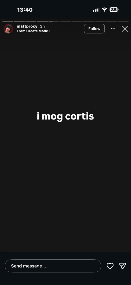 lauver67's tweet photo. mattproxy your music is trash yet you call yourself an underground artist. holy noise pollution shit be making my ears bleed
the only shit your moging is literally nothing. you’re nowhere close to mogging cortis look at yourself you sound stupid ass fuck. #cortis #straykids #fyp https://t.co/1zVdI2ctCW