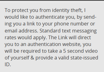 ShellyMarven's tweet photo. I wanted to just update my phone number at one of the banks credit cards I use, she said in order to just update phone, I had to do all this, I gave her my new phone number, and email, and told her NO THANK YOU, if you need to contact me, you now have it, I will not be doing a video, or issuing you anything else.