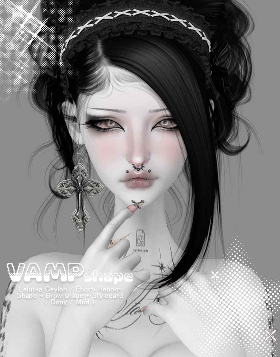 luv_rot's tweet photo. :¨ ·.· ¨:
`· . LUVROT - VAMP Shape &amp; XOXO Shape
Shape for LEL Ceylon &amp; Ebody Reborn

https://t.co/iAvXXLgvYv
https://t.co/ivAW8pChSy

#SECONDLIFE https://t.co/eeutGRNY1u