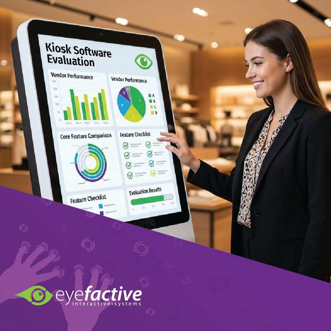 eyefactive's tweet photo. Most failed kiosk projects don't fail on hardware.

They fail on the wrong software.

Things that actually matter 👇

✅ Multi-touch under load
✅ Self-service CMS
✅ Real analytics

Free buyer's guide → https://t.co/zZKiZAfmJx

#KioskSoftware #RetailTech #SelfService https://t.co/fM6GYMQmmv