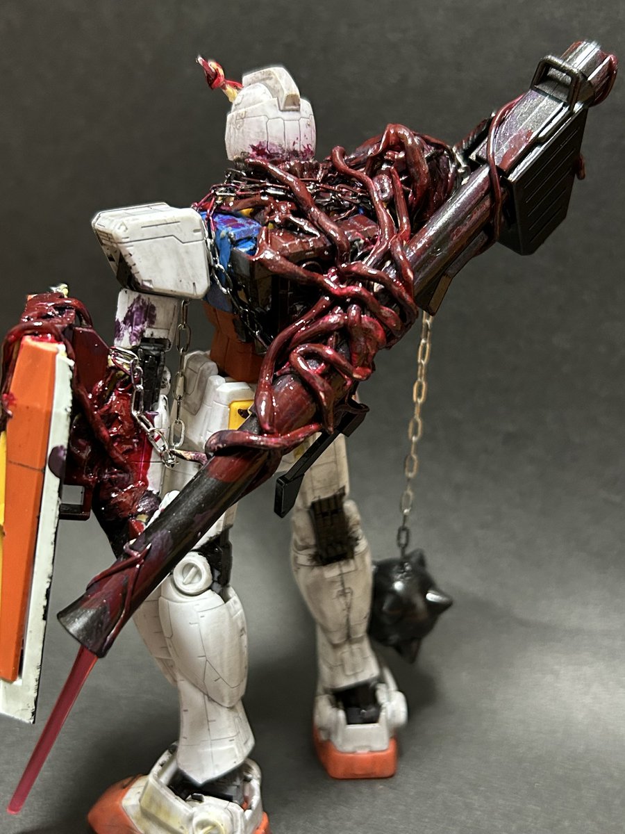 inkganpra47's tweet photo. #ガンダムの日 
僕のガンダムは地球外生命に寄生されていてですね… https://t.co/tiTS0IVkz8