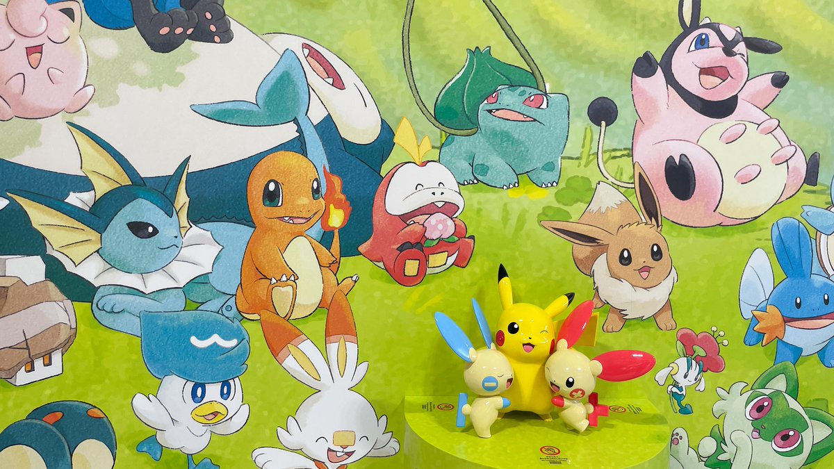 project_eevee's tweet photo. 「のと里山ポケモン・ウィズ・ユー空港」が期間限定オープン✈️✨
空港オリジナルアートや敷地内には #イーブイ もいるよ🥰
オリジナルメニューやグッズなど見どころいっぱい👀
ウェブサイトをチェックして遊びに行ってみてね💓
https://t.co/ZKBNvAJr76
#ポケモンのとめぐり #Eevee #シャワーズ https://t.co/gVwk7KQfu2