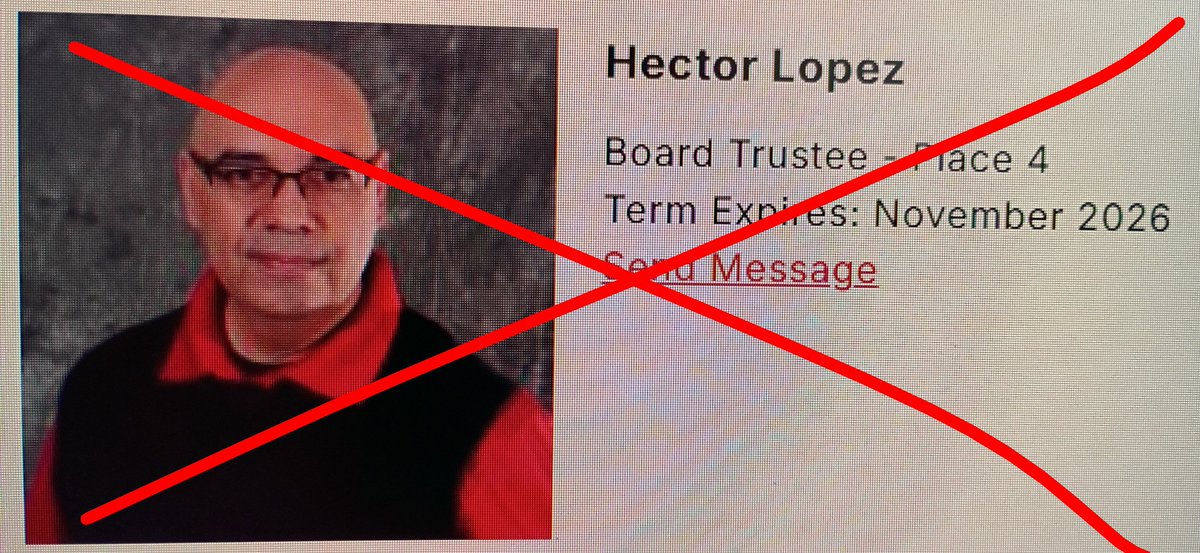 texas_v2's tweet photo. Stop the fraud, waste and abuse in our district!

July 18, 2026- registration to run for board member opens. File to run for Place #4. It's time to replace puppets with real leaders!

Register at Central Office on 19200 Cobb Ave. with Rachel Aguilar.

#Vegaout @TXAG @tasb_news https://t.co/77a3zRqiSH