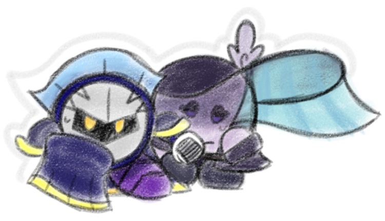 Keycute10's tweet photo. Yumeship again but with Meta Knight

(My oc’s name is Madam Inviy/Investigator)

#metaknight #yumeshipart #ocxcanon #kirbyoc https://t.co/4jHnOsIyrn