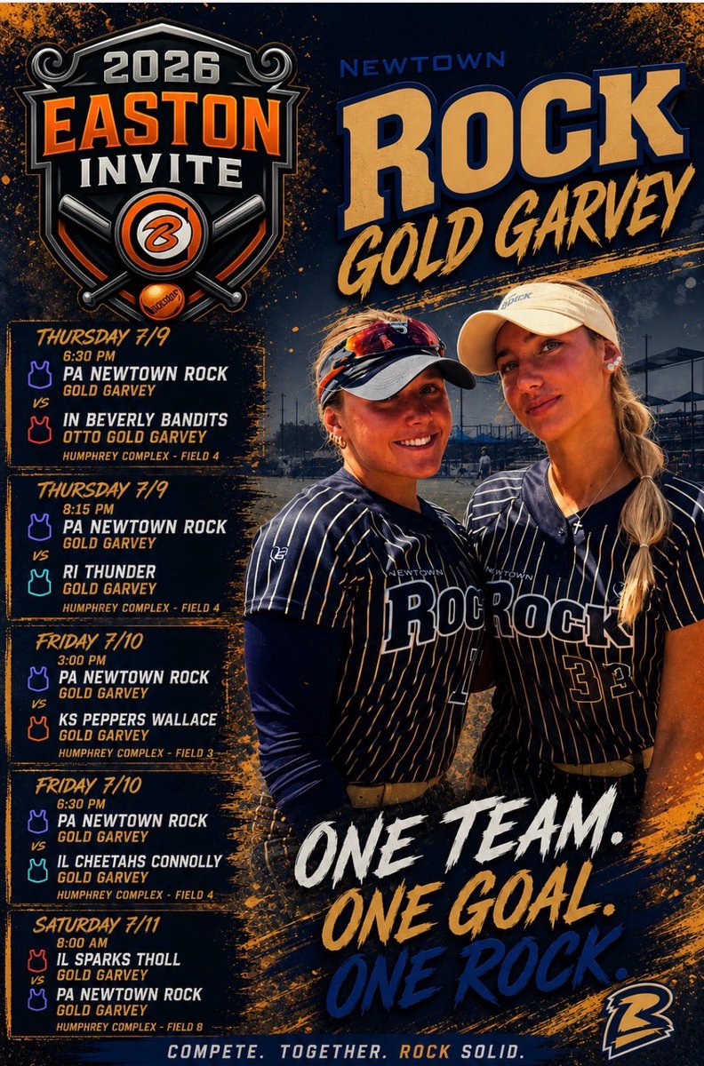 GiannaCapone10's tweet photo. Schedule for the Easton invite in Chicago ⬇️ Come see us play!! @GoldGarvey https://t.co/UU26rvhErg