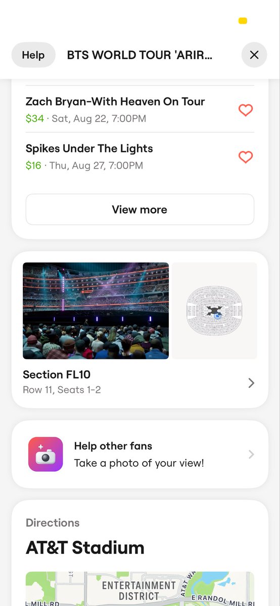jkktrade's tweet photo. WTS 2 (two) soundcheck vip floor tickets for arlington for sunday august 16
section FL10 row 11 seats 1-2
dm me for details!!
#btssale #ticketsale #btsarirang #875ticketsale #btswts #btswtt https://t.co/mh6opEkr9W